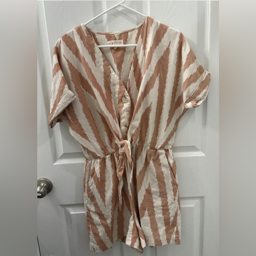 Lou & Grey for Loft Striped Romper